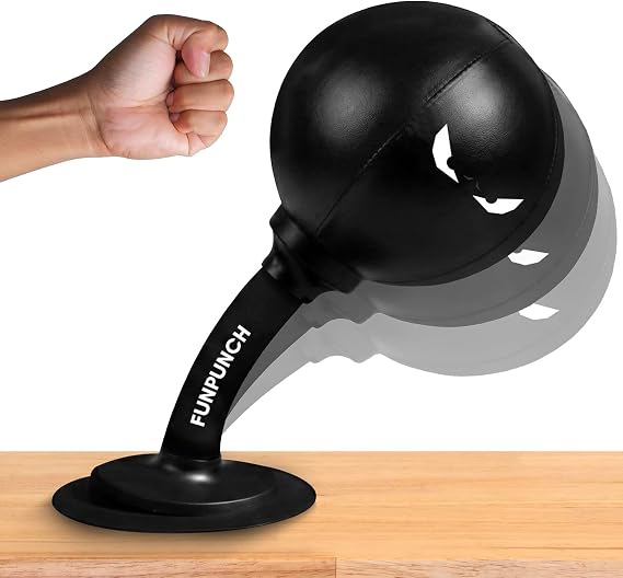 Rage Bag Desktop Punching Bag for Kids and Adults - Suction Cup Punching Bag