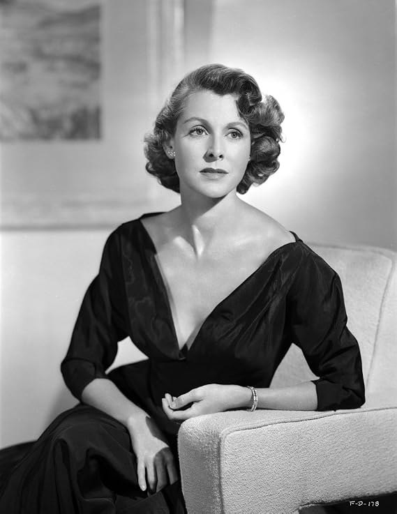 Frances Dee posed in Sexy Black Long Sleeves in Black and White Photo Print (8 x 10)