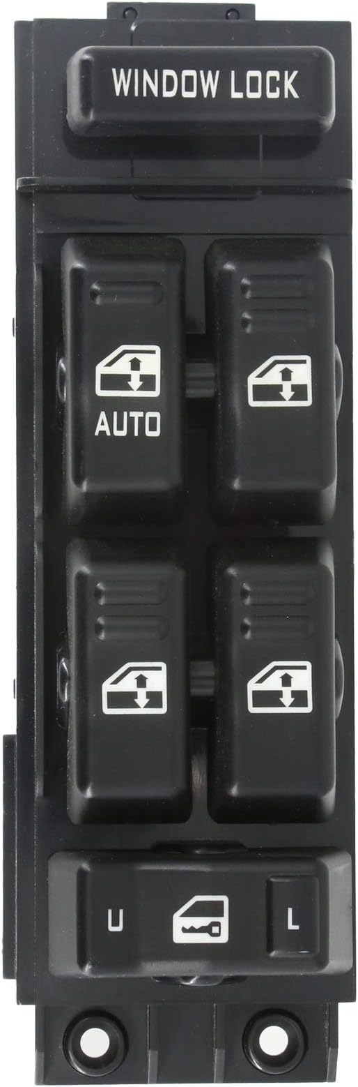 Power Window Switch Master Control Driver Side Compatible for 2000 2001 2002 Chevy Silverado Tahoe Suburban & GMC Yukon XL Sierra 1500HD 2500HD 3500, 02 Cadillac Escalade OE Replace 15062650