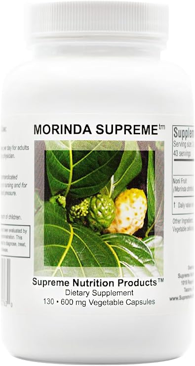 Supreme Nutrition Morinda Supreme, 130 Whole Noni Fruit Capsules