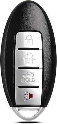 Smart Key Fob Keyless Entry Fits for Nissan Sentra Versa 2013 2014 2015 2016 2017 2018 2019 Proximity Remote Control Key Replacement CWTWB1U840 285E3-3SG0D 4 Buttons