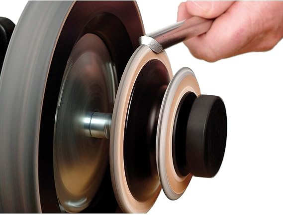 Tormek LA-120 Profiled Leather Honing Wheel