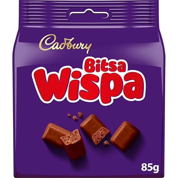 Cadbury Bitsa Wispa Textured Milk Chocolates 85g