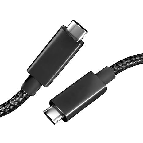 PRO 100W Dual PD/USB Type-C/8K Cable Compatible with Retroid Pocket 3+ Plus Gen4 Data 10Gbps, 8/4K HDMI, Thunderbolt 3/4, Power Delivery (1.8M/6Ft)