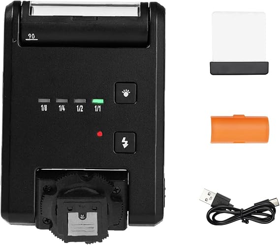 YONGNUO YN6 Manual Mini Standard Hot Shoe Flash for S, Typc C Charging Interface on Camera Flash Speedlite, with Built-in Li Battery, for A7 A6400 A6500 A6300 A6000 A5100 A5000