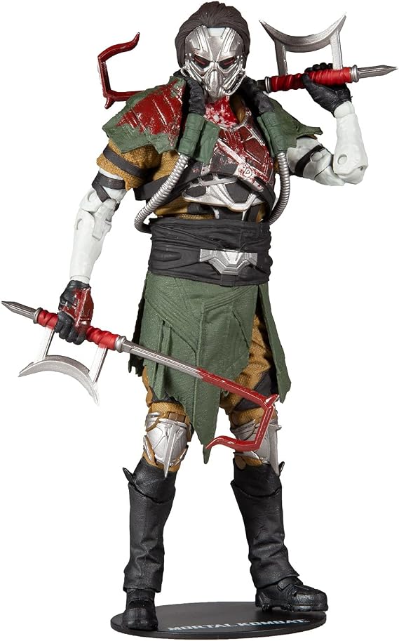 McFarlane Mortal Kombat 7IN Figures WV6 - KABAL (Bloody), 11067 | Mortal Kombat 11 7 Inch Action Figure Wave 6 - Kabal Bloody Exclusive