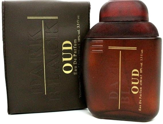 DARK BLACK OUD EAU DE PARFUM SPRAY FOR MEN 3.3 Oz / 100 ml