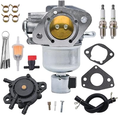 Cylinman 16-853-19S Carburetor Fit for Kohler KT725 KT730 KT735 KT740 KT745 Carb 3285334-S, 3285350-S, 3285363-S, 32 853 34-S, 32 853 50-S, 32 853 63-S With Fuel Pump