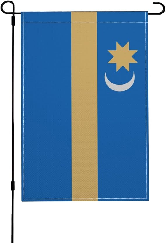 Flag of Szekely Land Garden Flags for Outside 12x18 Inch Double Sided Burlap Small Decor Garden Flag Home Yard Welcome Banner