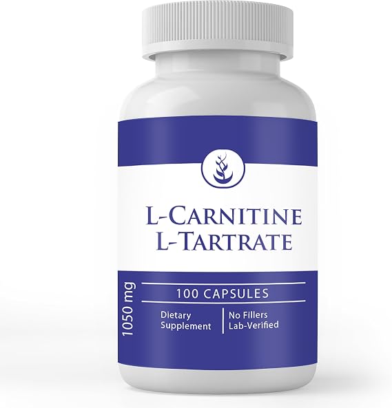 Pure Original Ingredients L-Carnitine L-Tartrate (100 Capsules) Always Pure, No Additives Or Fillers, Lab Verified