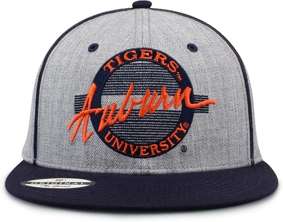 The Game NCAA Licensed, Auburn Tigers Flat Brim Snapback Hat