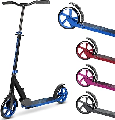 Big 2 Wheeler | Scooter for Kids & Teens Ages 7 Years | Play & Commute | Front Suspension Fit with 200MM Wheels | Height Adjustable 86 to 111 cm