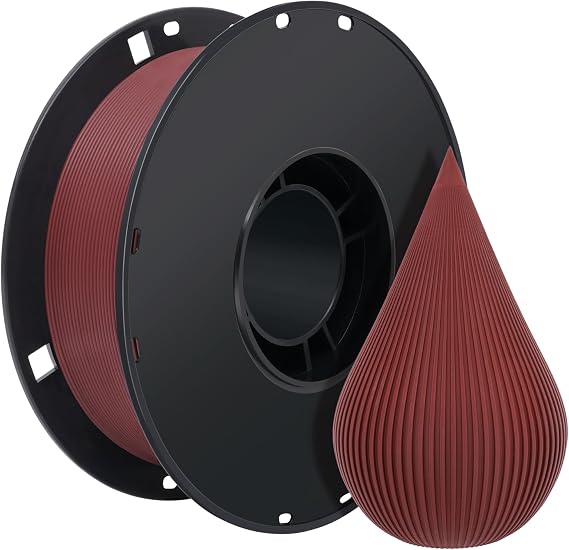 Matte PLA Filament 1.75, Matte Reddish Brown PLA 1Kg Spool(2.2lbs)