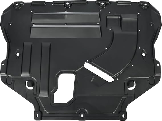 HECASA Engine Splash Shield Compatible with 2013-2019 Ford Escape 2015-2019 Lincoln MKC Replacement for FO1228125 EJ7Z6P013A Front Splash Under Cover Plastic Black
