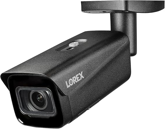 Lorex LNB9383 4K Nocturnal 4 Series IP Wired Bullet Camera with Motorized Varifocal Lens (Black)