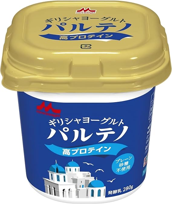 Morinaga Milk Industries, Greek Yogurt Palteno, No Plain Sugar, 9.5 oz 280 g x 6 Pack Refrigerated