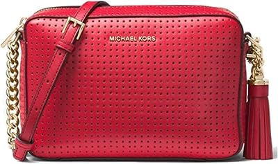MICHAEL Michael Kors Womens Ginny Medium Camera Bag Bright Red One Size