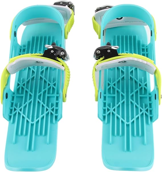 Mini Ski Skates Adjustable Mini Ski Shoes Skiboards Winter Sports Kids Short Skates for Downhill Slopes