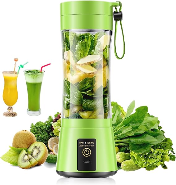 Portable Mini Smoothie Blender - Small Blender 380ml Juice Cup