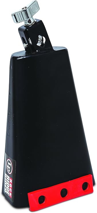LP ROCK Ridge Rider Cowbell with 12 inch Mount Black LP008-N