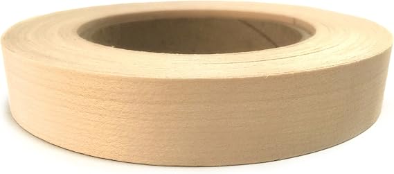 Edge Supply Maple Preglued 1 1/8" X 50' Wood Veneer EdgebandinG. Easy Application Iron On with Hot Melt Adhesive. Smooth Sanded Finish. Flexible Edging.