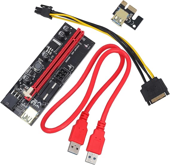 Pcie Graphics Card Extension for Laptop Gaming Red