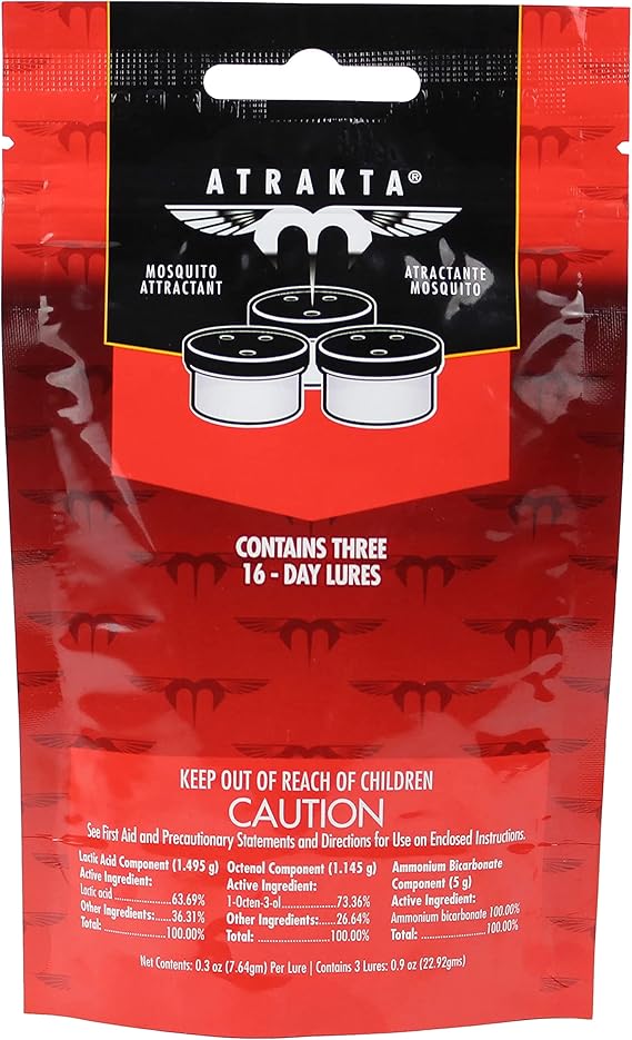 Mosquito Magnet ATRAKTA Mosquito Trap Attractant Pods, 3-Pack of Lures