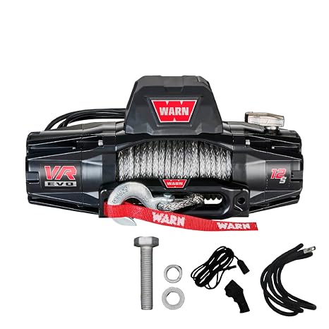 WARN VR EVO 12-S Electric 12V Winch with 12,000 lb Pull Capacity - 103255