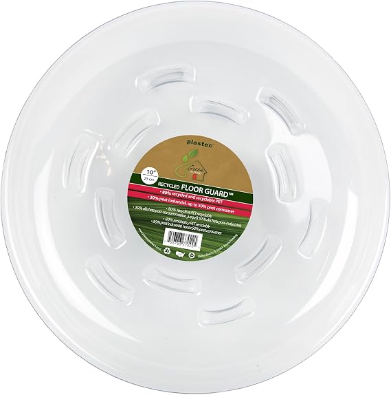 FGR10 PLIFGR10 Plant Saucer, 10, White