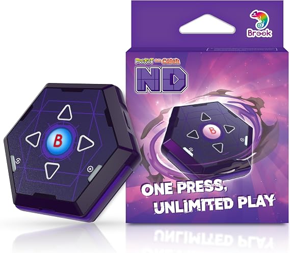 Brook Auto Catch ND Effortless Auto Catcher for Seniors & Kids | Hyper Tap for Instant Pocket Monster Play | Compact and Hands-Free