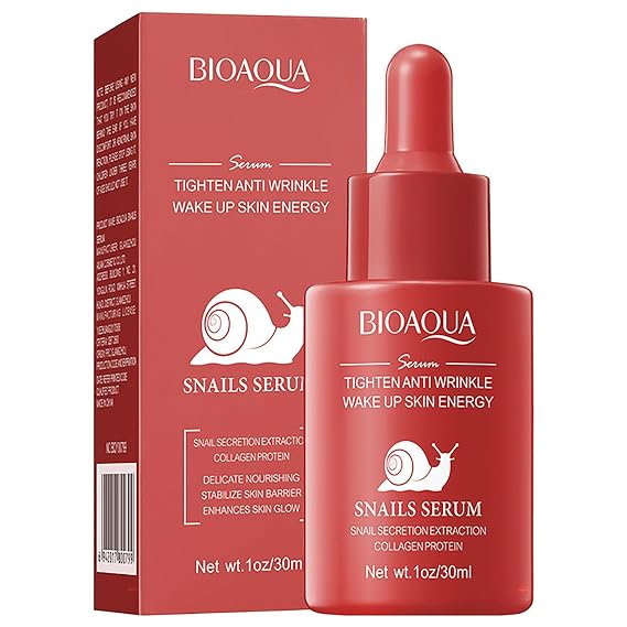 BIOAQUA Snail Facial Serum Collagen Protein Anti-Wrinkle 30ml