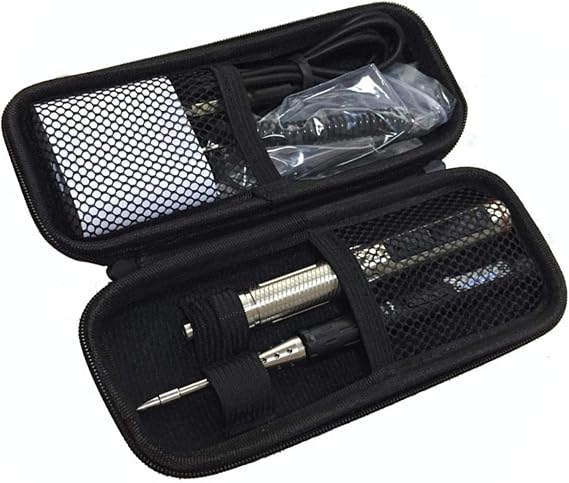 Faddare Electric Screwdriver Waterproof Storage Organizer for MINI TS100 TS80 / ES120 ES121, Portable EVA Carry Case, 17.5 x 7 x 5cm