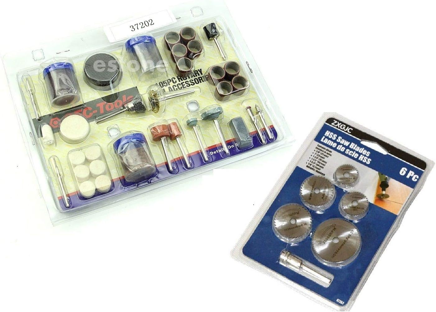 Dremel 120 Piece Engraving Tip Set Hobby Set proxxon Cutting Sanding Polishing set