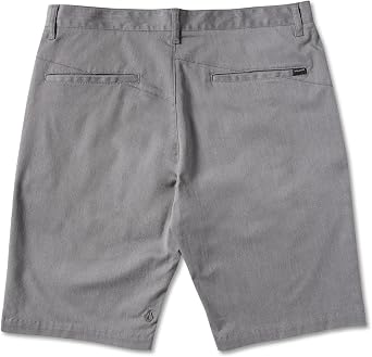 Volcom Men's Vmonty 22" Stretch Chino Short Charcoal Heather