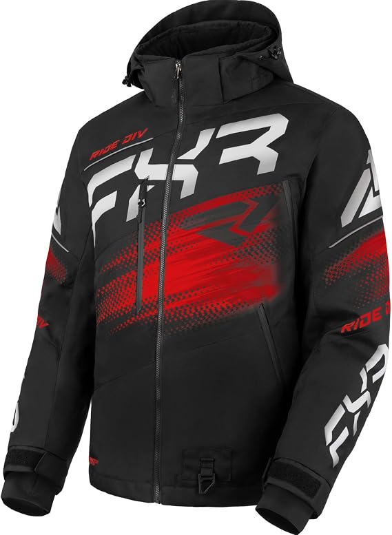 FXR Men's Boost FX 2-in-1 Jacket (Black/Red - 3X-Large)