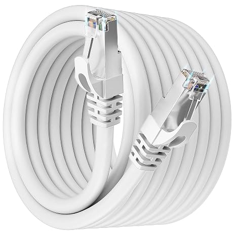 Soibke Cat 7 Ethernet Cable 20ft, High Speed 10Gbps 600Mhz, SFTP Shielded