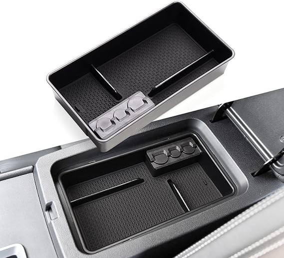 Car Armrest Box Storage Box Compatible with Nissan Altima 2019-2024, Center Console Organizer Tray Armrest Storage Box Secondary Container Insert Box Accessories With Mat