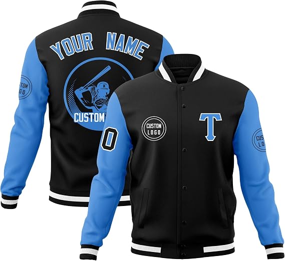 KXK Custom Fashion Varsity Jacket for Men Women Youth Stitched Logo Personalized Letterman Bomber Baseball Coat