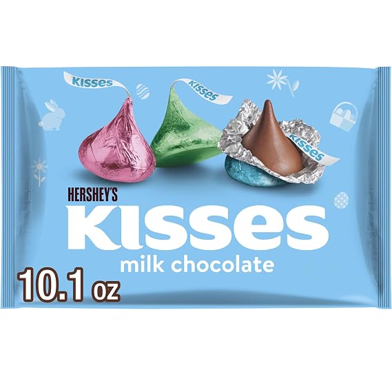 HERSHEY'S KISSES Milk Chocolate, Candy Bag, 10.1 oz