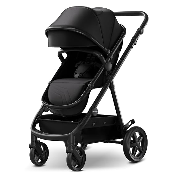 Mompush Meteor2 Baby Stroller Bassinet Stroller, Car Seat Adapter Included