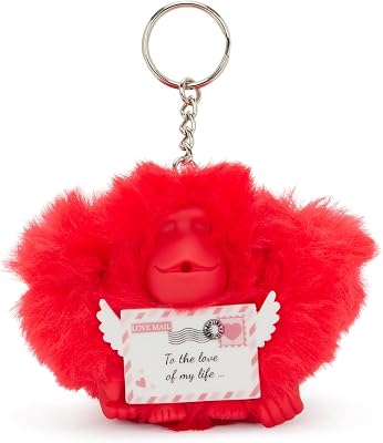 Kipling Valentine Letter Monkey Keychain