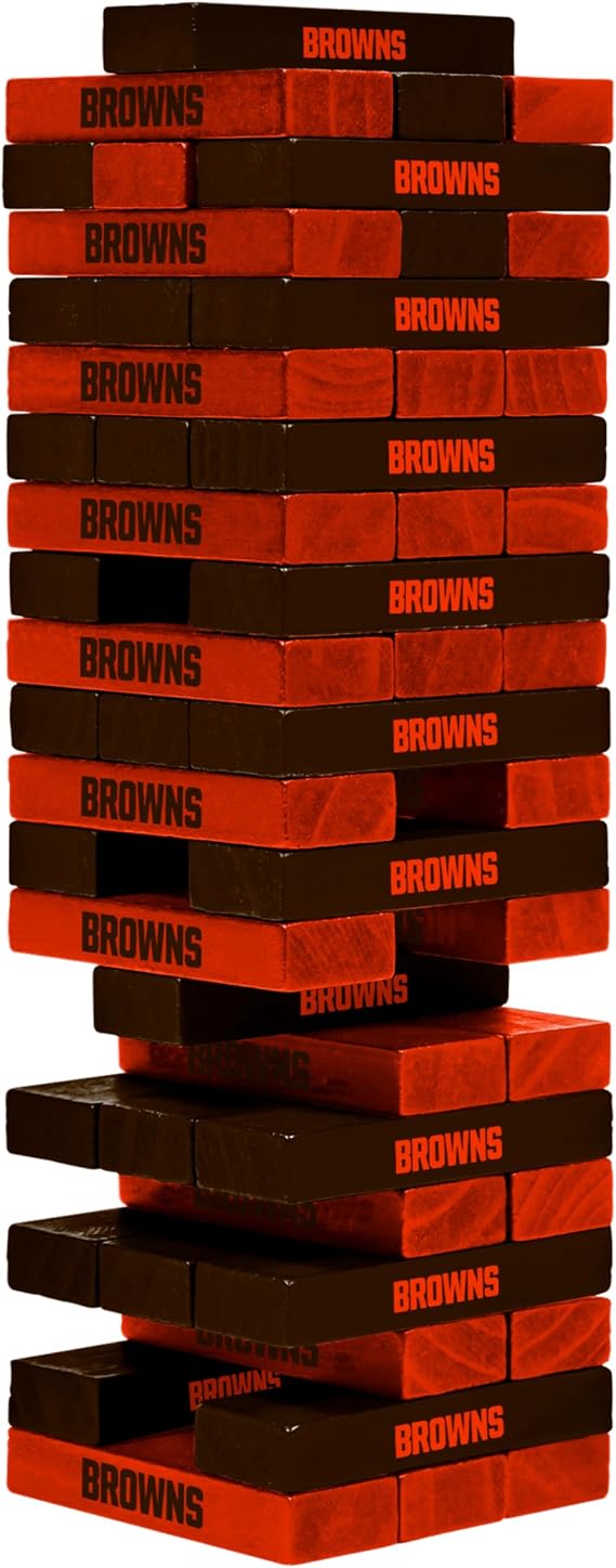 Wild Sports NFL Cleveland Browns Table Top Stackers 3" x 1" x .5", Team Color