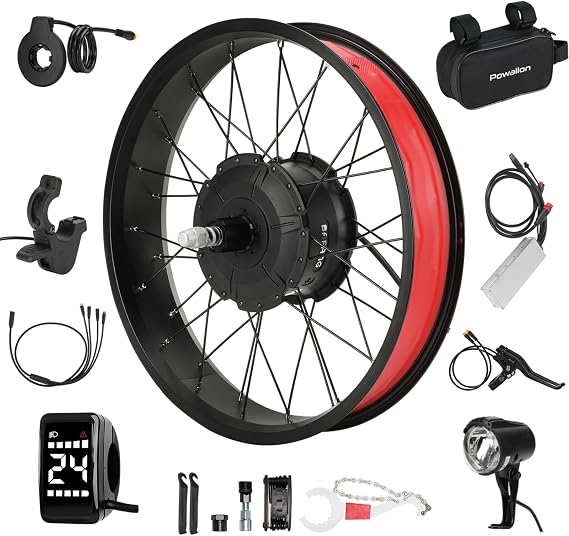 BAFANG G062 48V 750W Fat Tire Ebike Conversion Kit, Rear Wheel 20 4 Inch, 175 mm Hub Spacing, Compatible with Cassette Sprocket and Disc Brake