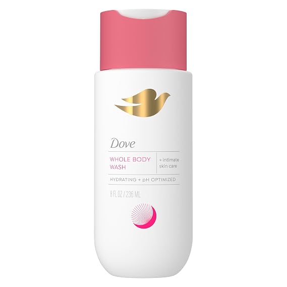 Dove Intimate Wash for Women, 8 oz | Unscented pH-optimized feminine wash with hyaluronic acid for sensitive intimate skin and everyday comfort