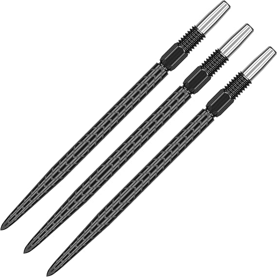 Target Darts Swiss Point Dart Points, RVE (3 Pack Set of Tips) 26MM/30MM/35MM/40MM Gold/Silver/Black | Change Dart Points, Swiss Storm Points, Professional Darts Accessories