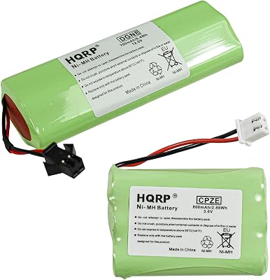 HQRP Battery Kit Compatible with Tri-tronics 1064000 DC-12 1038100 1107000, Classic 70, Trashbreaker Ultra XL, Beagler XL, Flyway Special XL Remote Controlled Dog Training Collar Receiver Transmitter