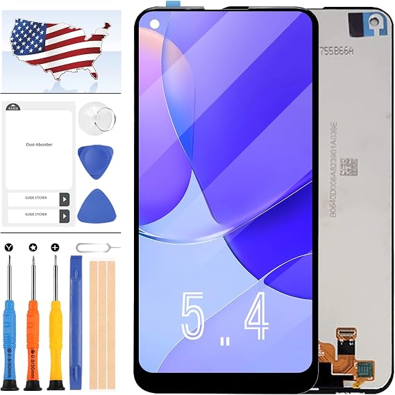 for Nokia 5.4 Screen Replacement TA-1333 TA-1340 TA-1337 TA-1328 TA-1325 6.39" LCD Display Touch Digitizer Assembly Repair Parts Kits with Adhesive Tape +Tools