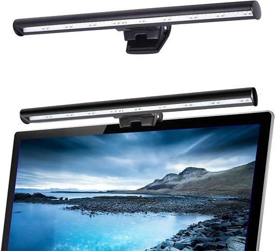 Wodgreat Laptop Monitor Lamp, Eye Care LED Screen Light Bar No Screen Glare