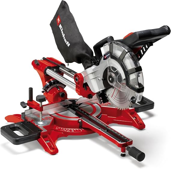 Einhell Pistonlu Gönye Testere TC-SM 2131/2 Dual 4300390 | 1800 W | 62 × 310 mm kesme derinliği/genişliği | Ø 210 mm testere bıçağı | çift yöne eğilebilir testere başlığı