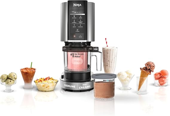 Ninja CREAMi 7-in-1 Ice Cream Maker, Ice Cream, Gelato and more, NC301
